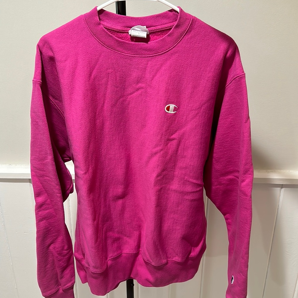 Champion Reverse Weave Crew (Pink)